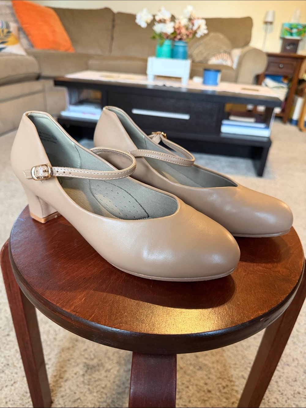 Stelle Tan Heeled character dance shoes